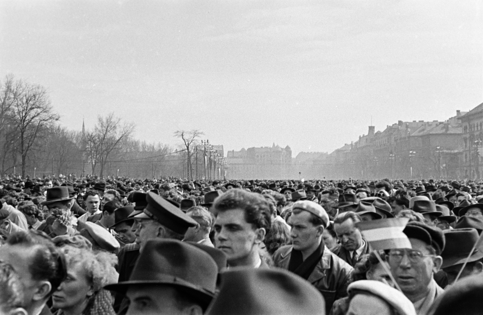 1958, Bolvári László, mass, Fortepan #267764