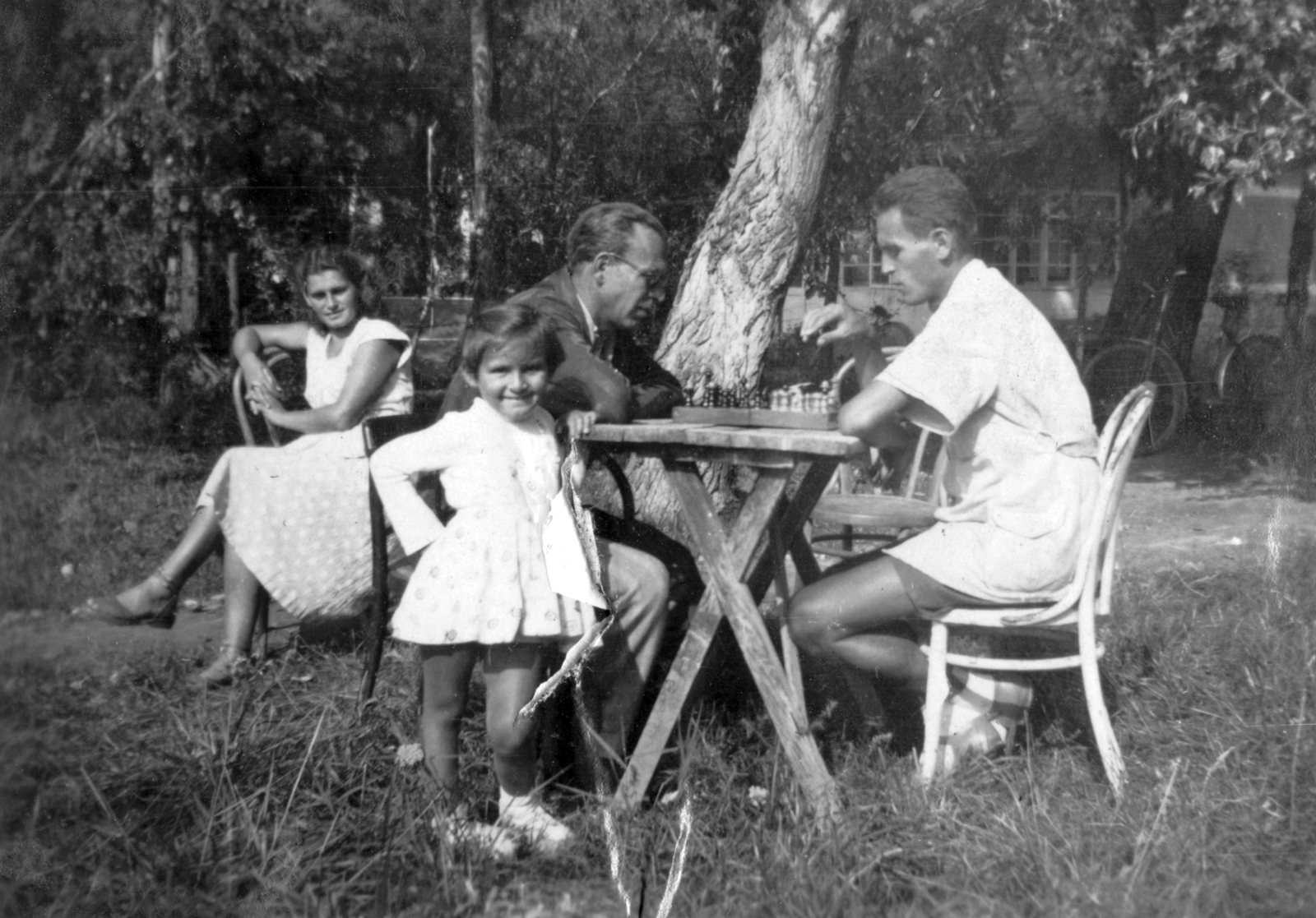 1952, Pohl Pálma, free time, chess, Fortepan #26854