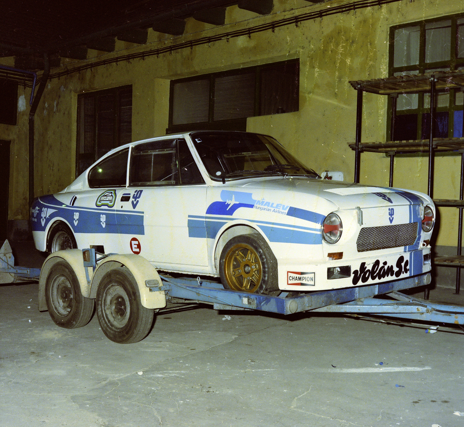 1979, Glósz András, autószállító, Skoda-márka, versenyautó, Fortepan #268562