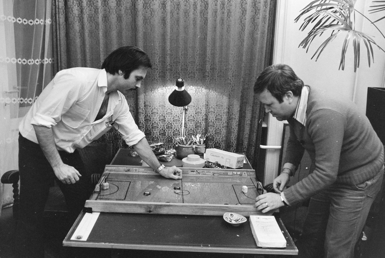 Hungary, Benkő Péter és Gálvölgyi János színművészek., 1983, Kanyó Béla, Best of, Fortepan #268932