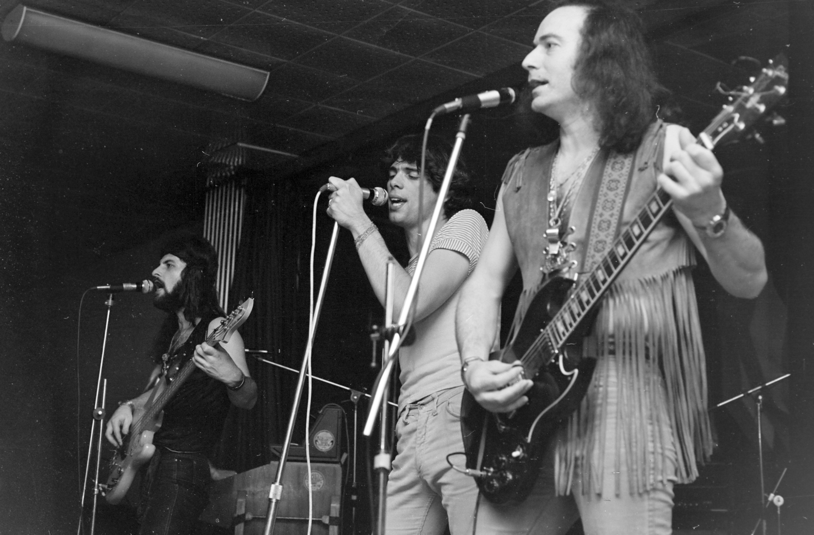 Magyarország, Kiss Zoltán, Takáts Tamás, Szigeti Ferenc, a Karthago együttes tagjai., 1983, Kanyó Béla, Fortepan #269033