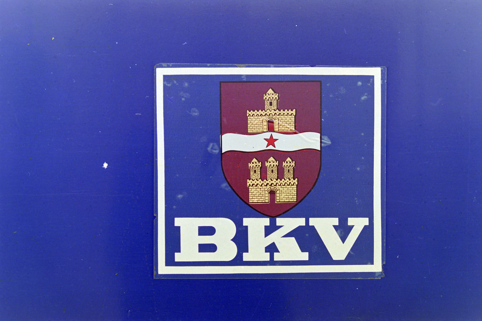 1982, Kanyó Béla, BKV-organisation, crest, Fortepan #269118