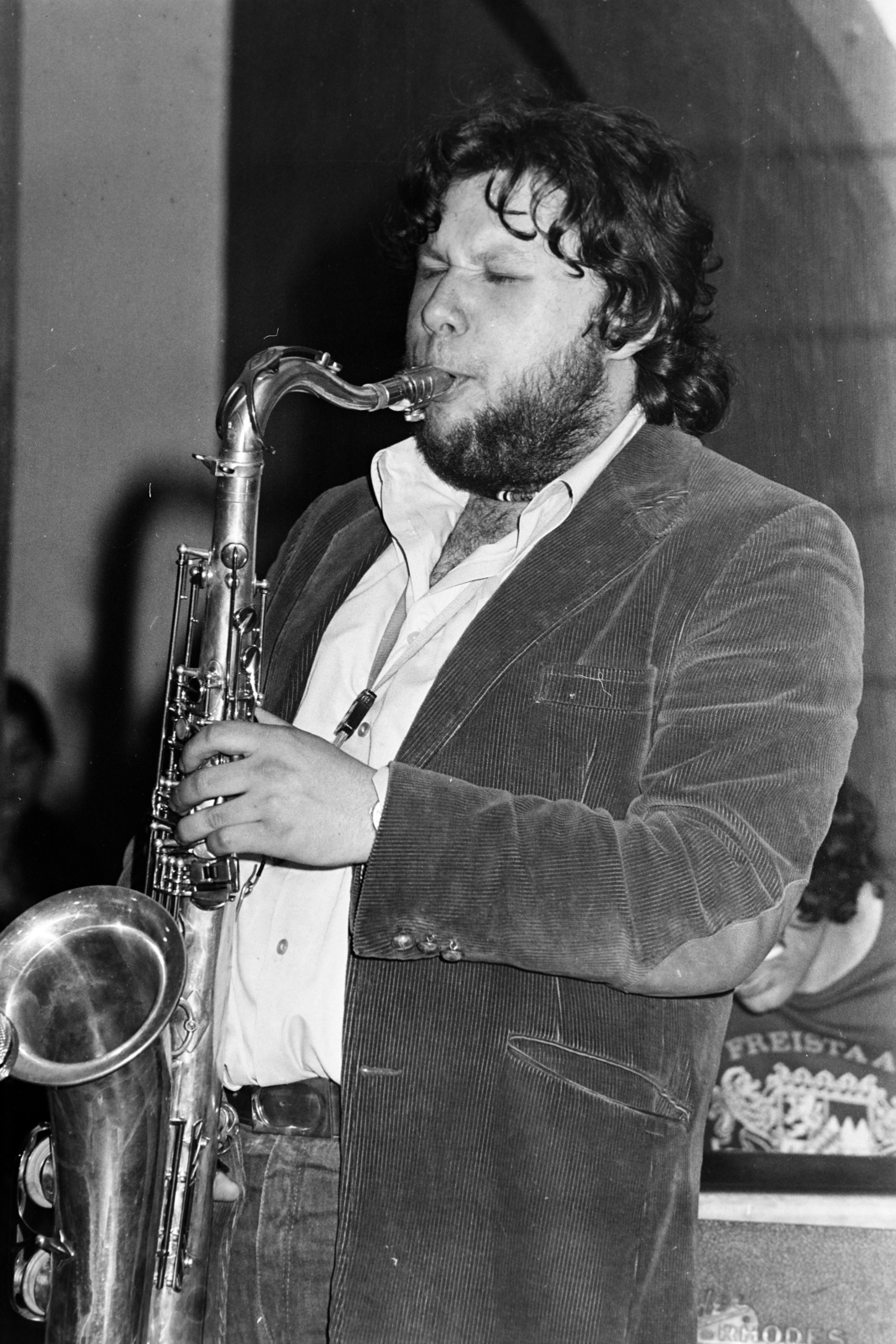 Hungary, Lakatos Antal (Tony Lakatos) dzsessz-szaxofonos., 1980, Kanyó Béla, saxophone, musician, Fortepan #269209