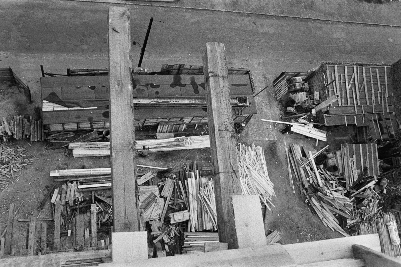 Hungary, Budapest XIV., Thököly út 97-101., a Pest Megyei Bíróság építkezése., 1970, Középületépítő Vállalat - Kreszán Albert - Koczka András - Kemecsei József, Budapest, Fortepan #269535