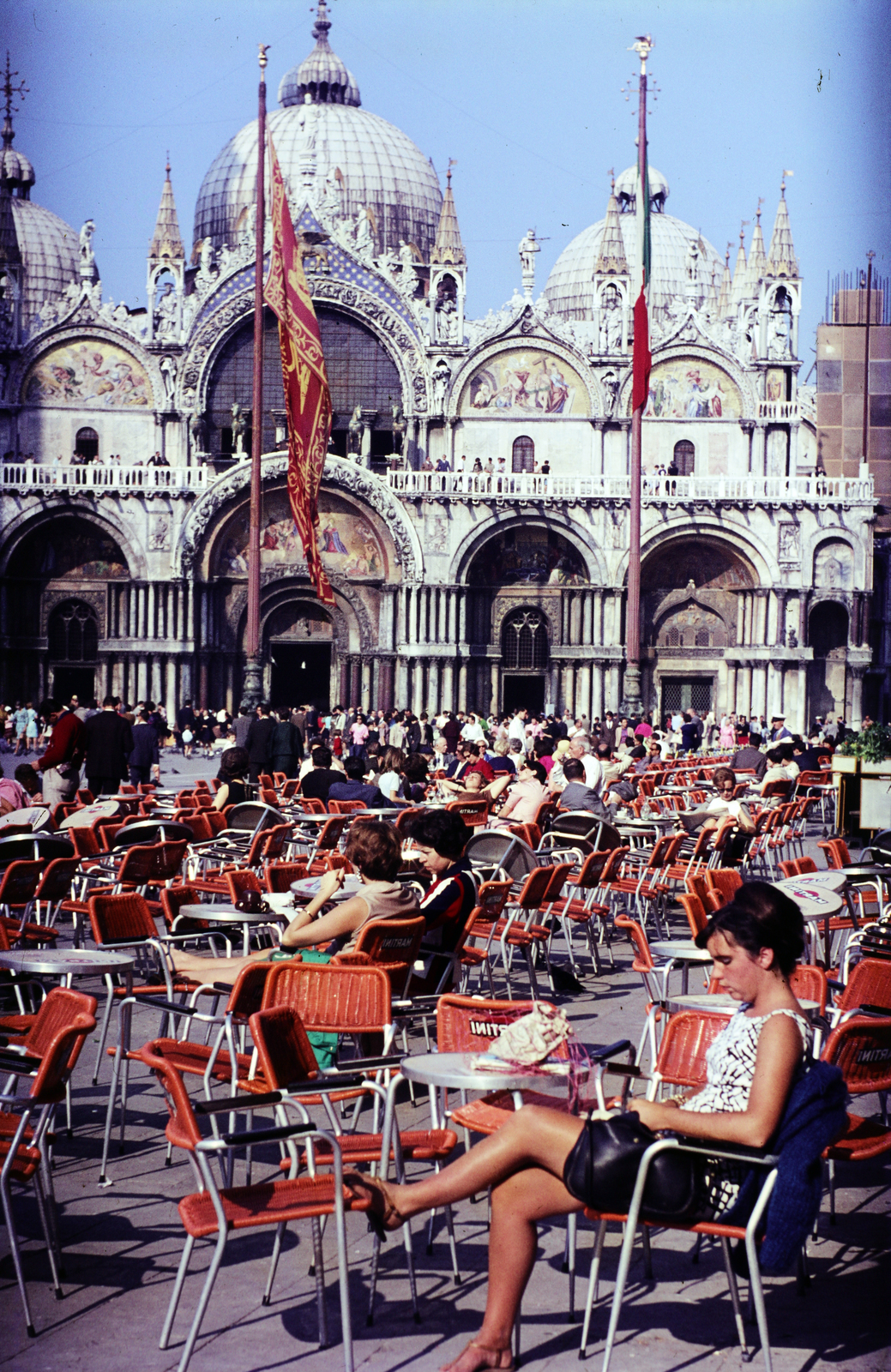 Italy, Venice, Szent Márk tér, Szent Márk székesegyház., 1969, Ladinek Viktor, Fortepan #269685
