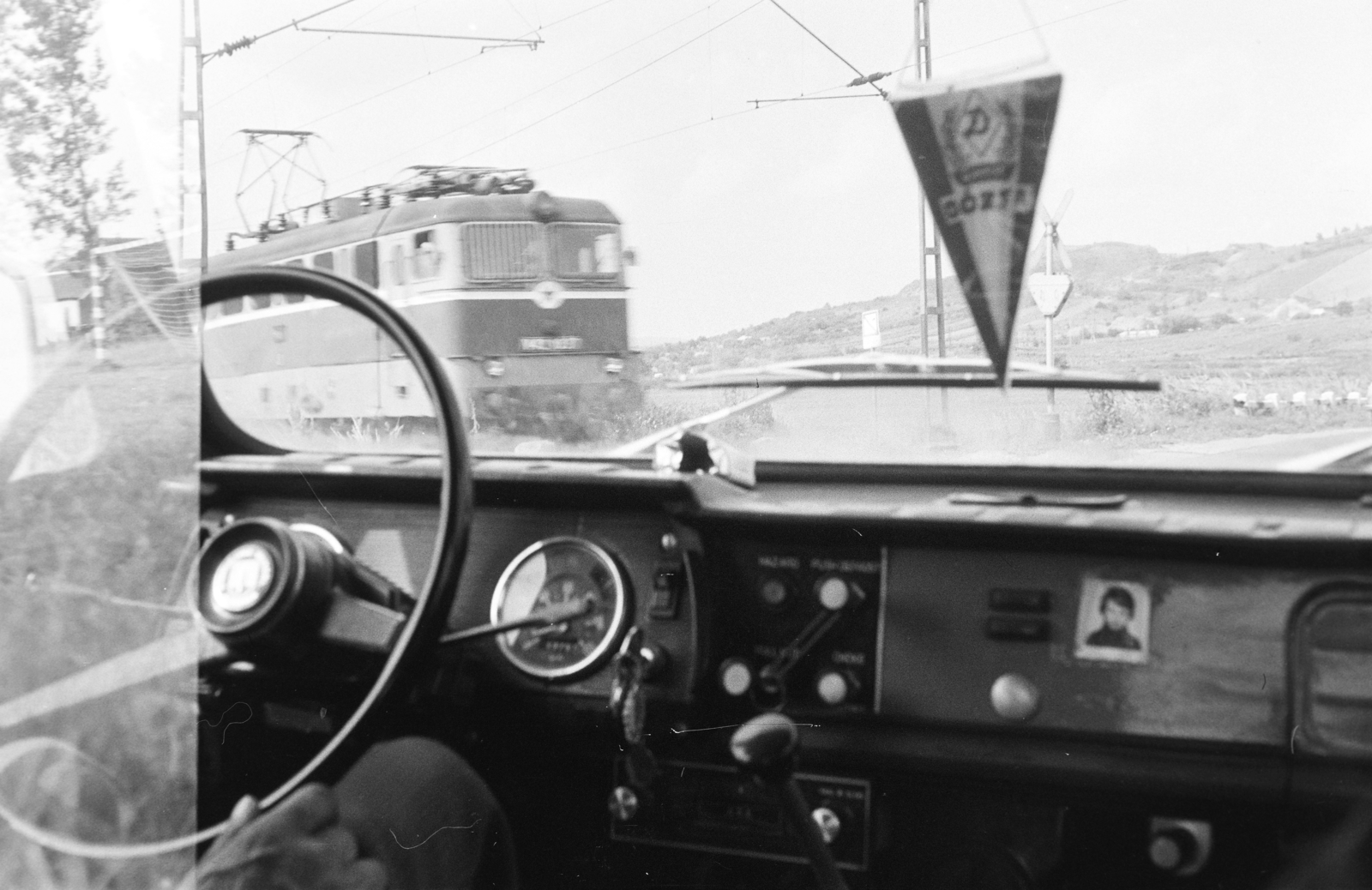 1981, Leskó Imre, erroneous photo, vehicle interior, Best of, Fortepan #269904