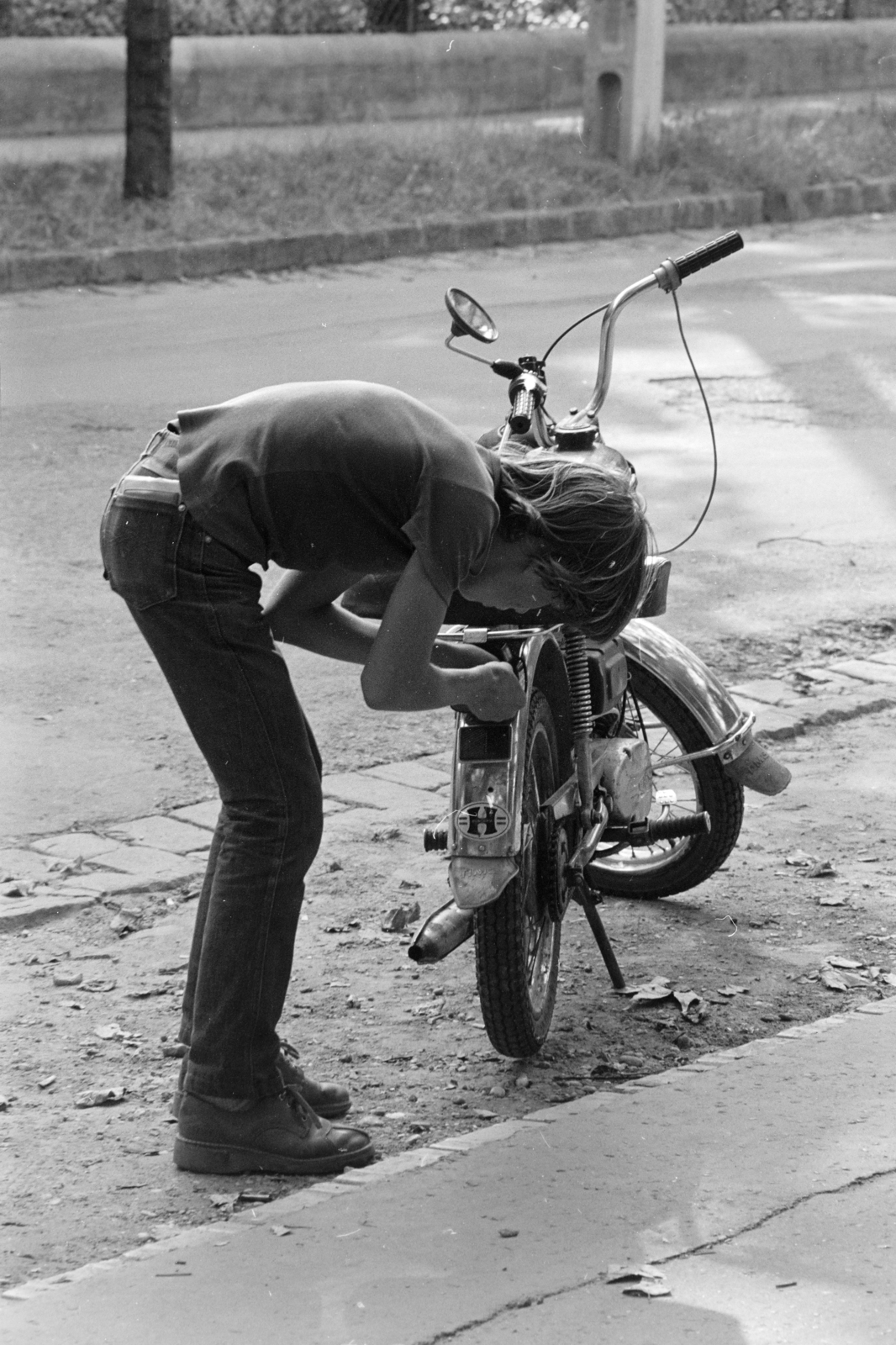 Hungary, Budapest XI., Diószegi út, a felvétel a játszótérnél készüt., 1984, Szalay Béla, Budapest, Fortepan #269940