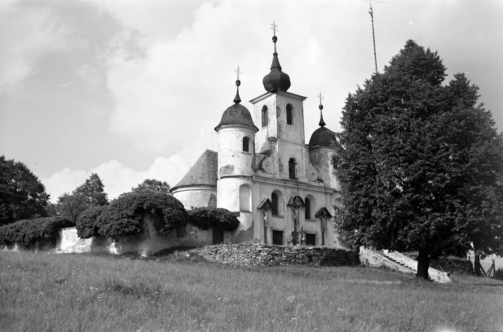 Hungary, Kőszeg, Kálvária-templom., 1966, Vozárik Edit, Fortepan #270100