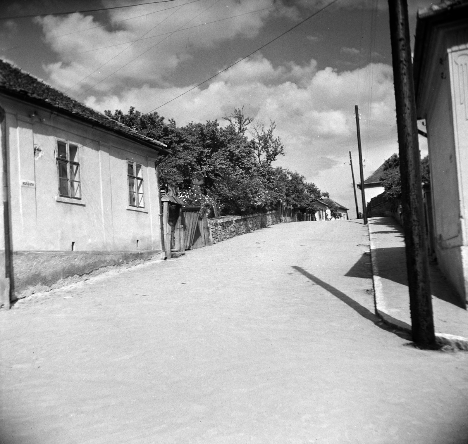 Romania,Transylvania, Zalău, Strada Kossuth Lajos a Strada Andrei Șaguna felől., 1963, Vozárik Edit, street view, Fortepan #270201