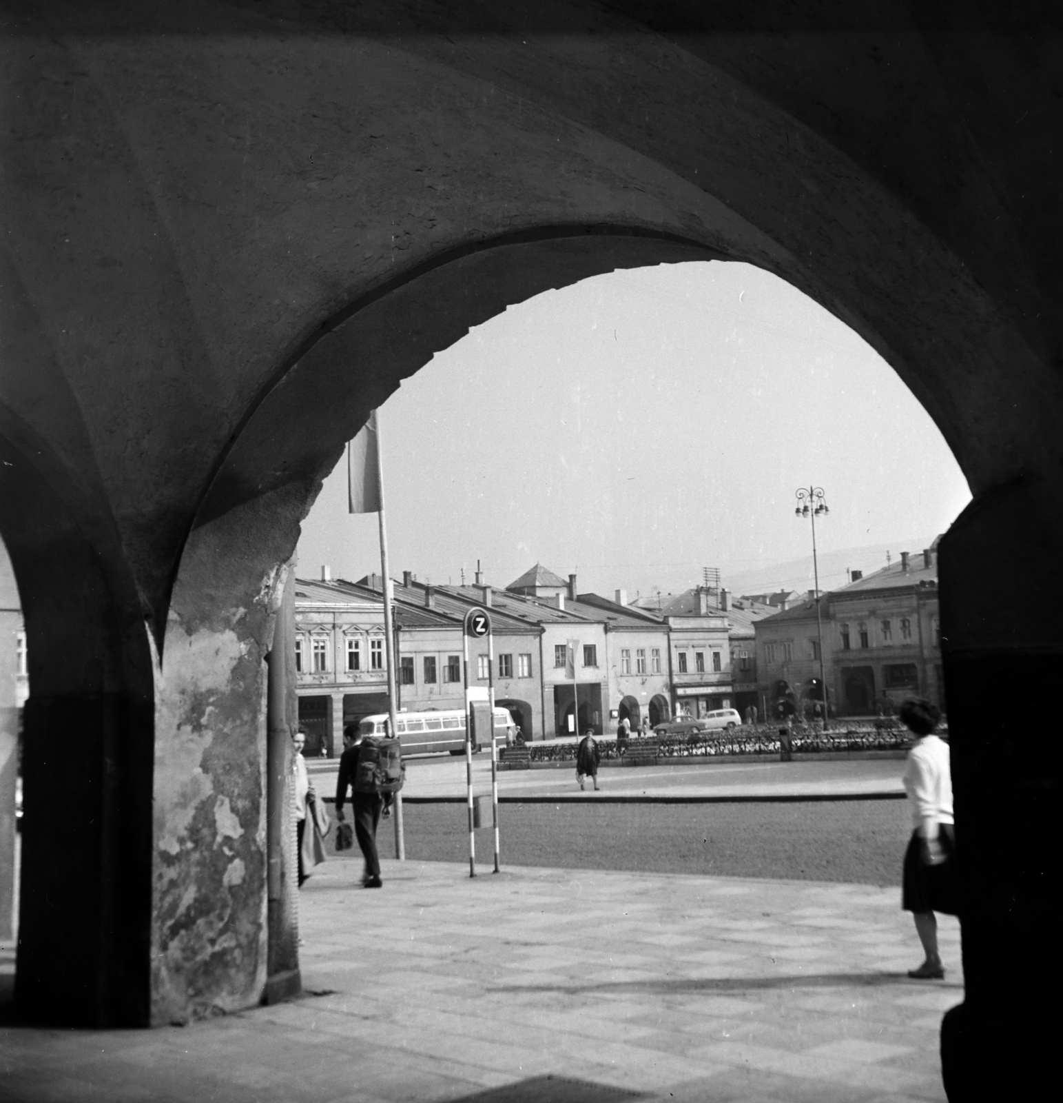 Slovakia, Žilina, Mariánske námestie., 1963, Vozárik Edit, Fortepan #270243