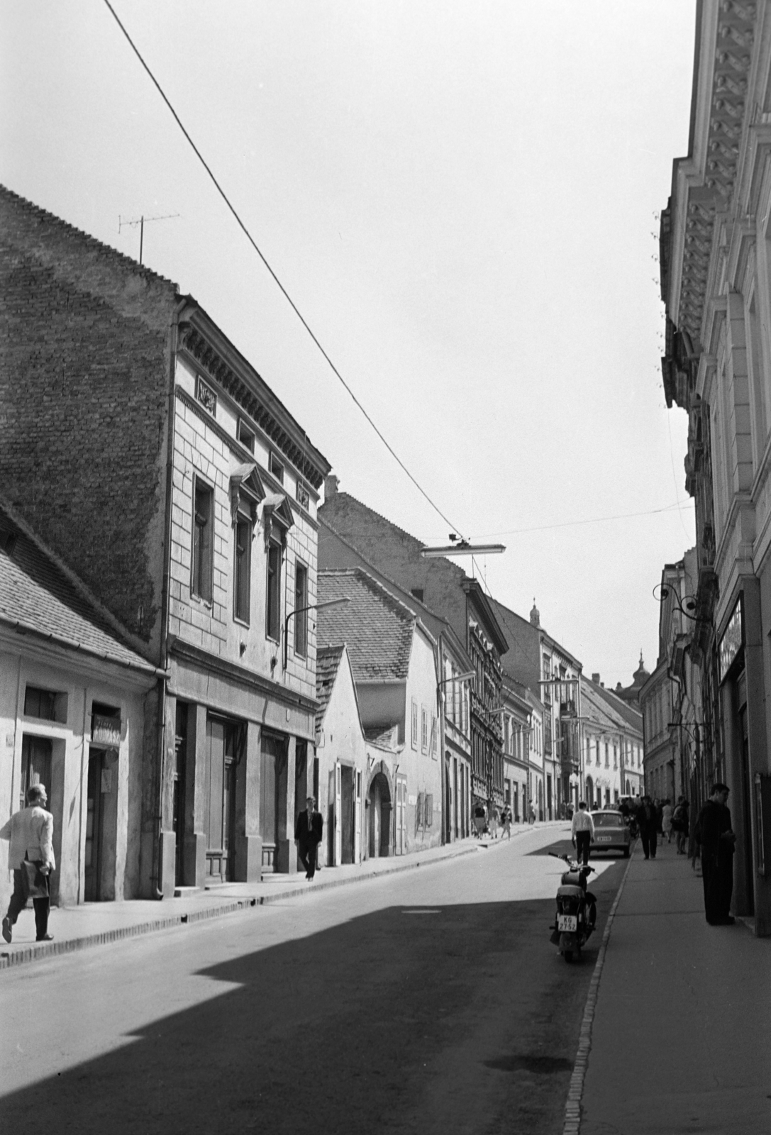 Hungary, Pécs, Ferencesek utcája (Sallai utca)., 1966, Vozárik Edit, Fortepan #270380