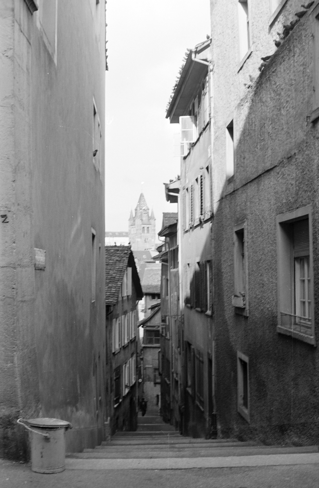 Switzerland, Basel, Imbergässlein., 1962, Vozárik Edit, alley, Fortepan #270381