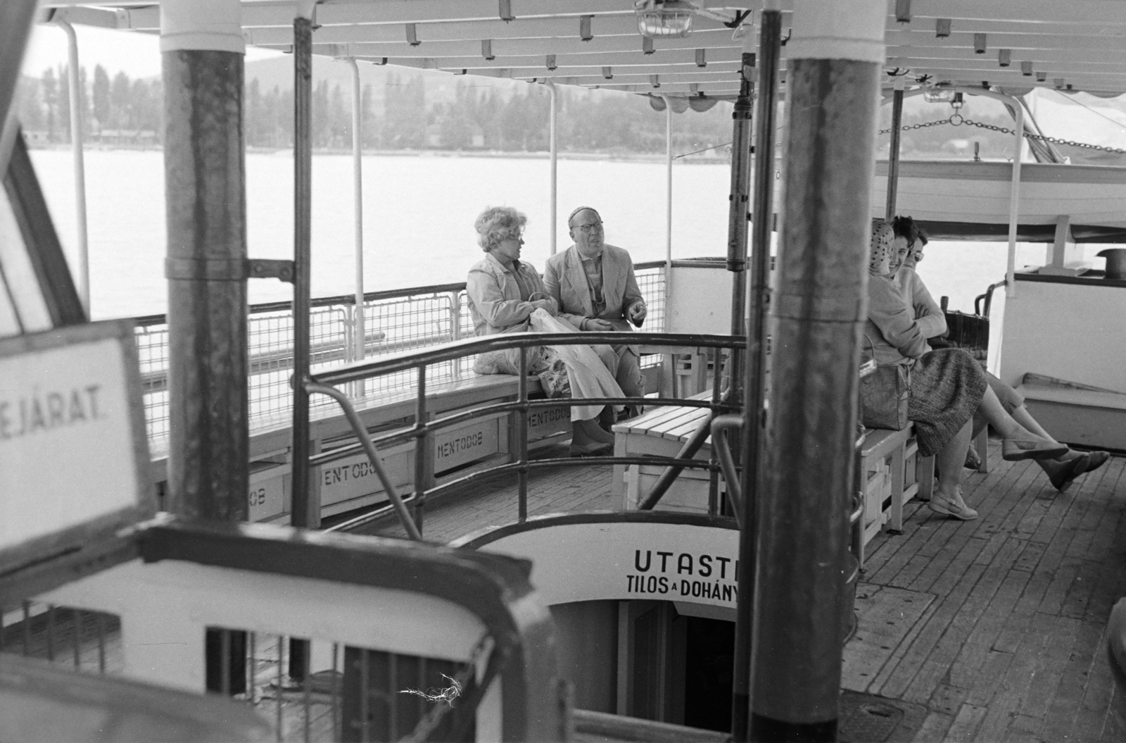 Magyarország,Balaton, 1962, Ungváry Rudolf, hajókirándulás, Fortepan #270531