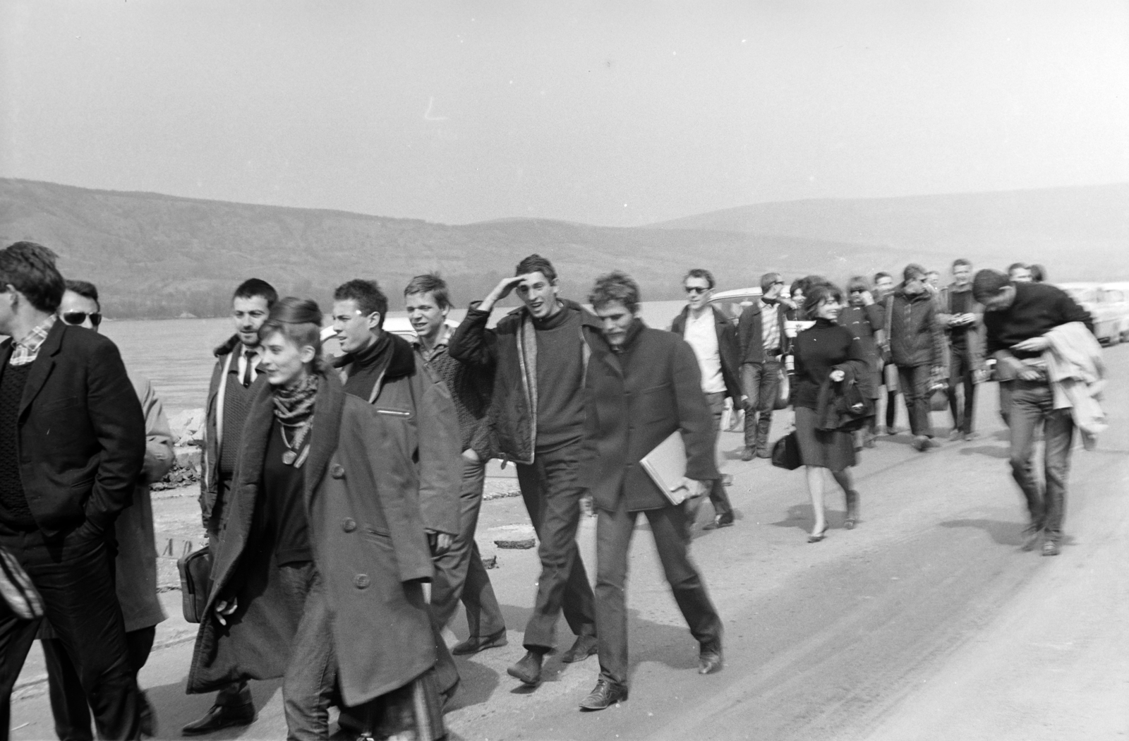 Hungary,Danube Bend, Visegrád, Duna-part a hajóállomás közelében., 1963, Ungváry Rudolf, Best of, Fortepan #270553