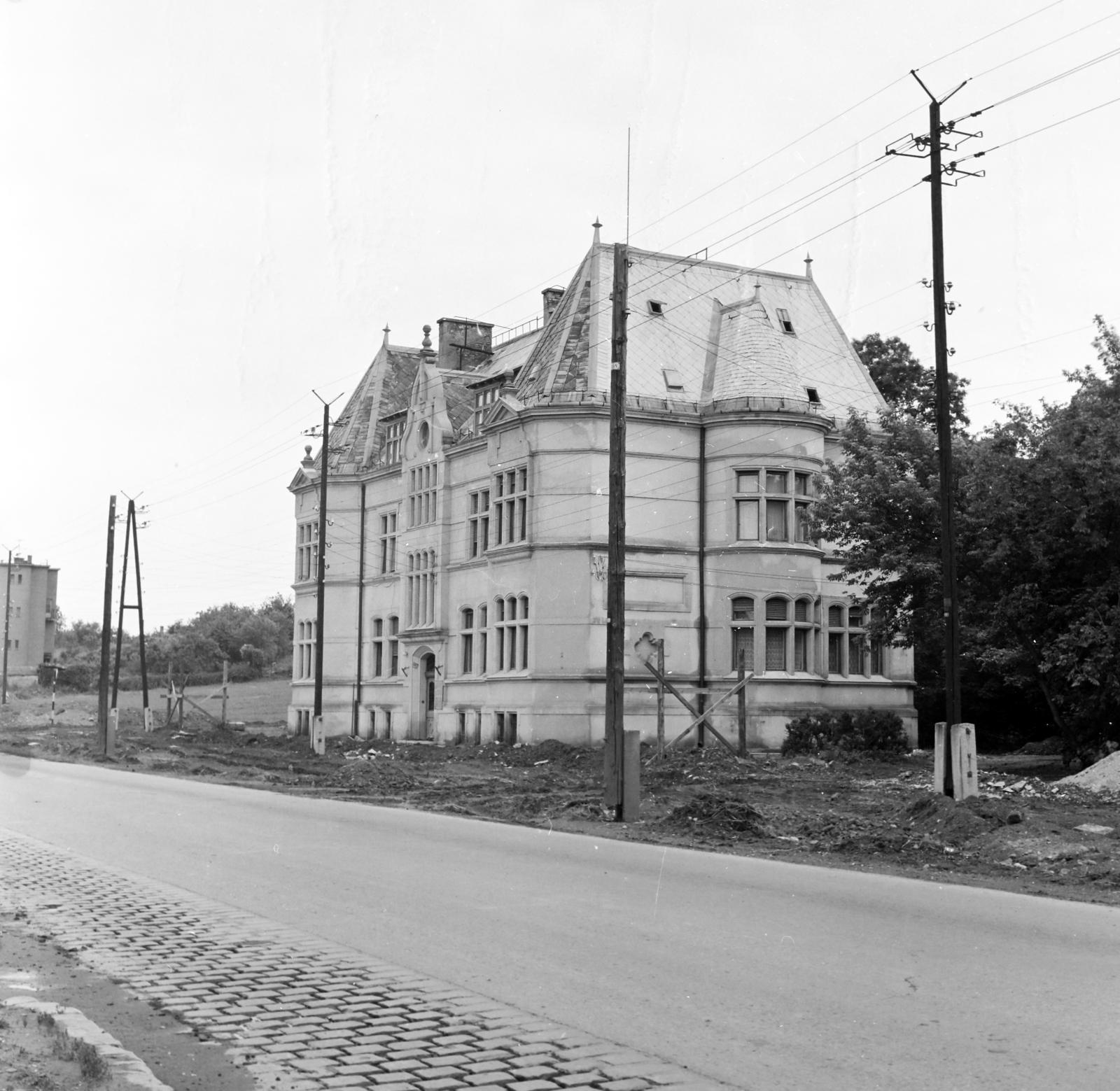 Magyarország, Budapest XI., Budaörsi út 101. számú ház a Rahó utca sarkánál., 1963, UVATERV, Budapest, Fortepan #270703