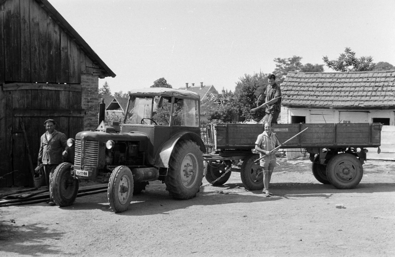 1963, Fodor András örökösei, number plate, Zetor-brand, Fortepan #270845