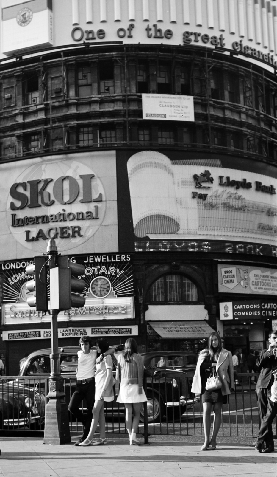 United Kingdom, London, Piccadilly Circus, Glasshouse Street - Shaftesbury Avenue sarok., 1968, Fodor András örökösei, Fortepan #270900