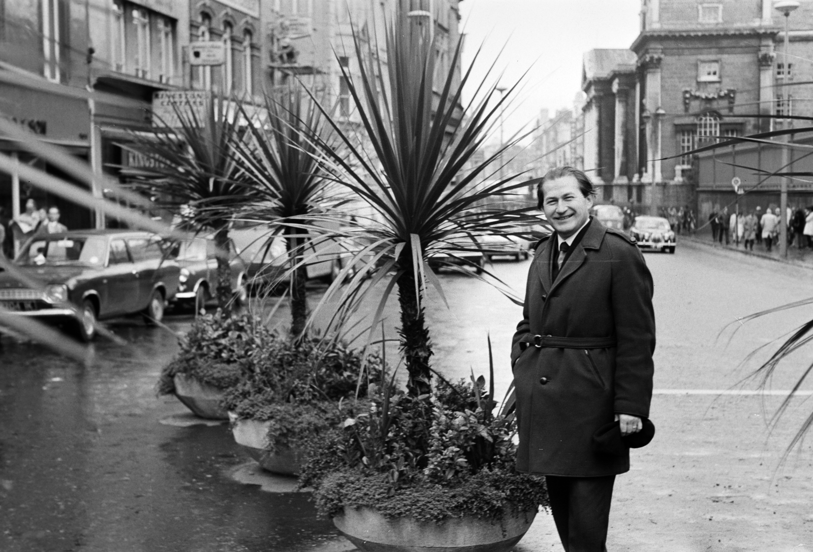 Grafton Street, Fodor András költő., 1968, Fodor András örökösei, Fortepan #270933