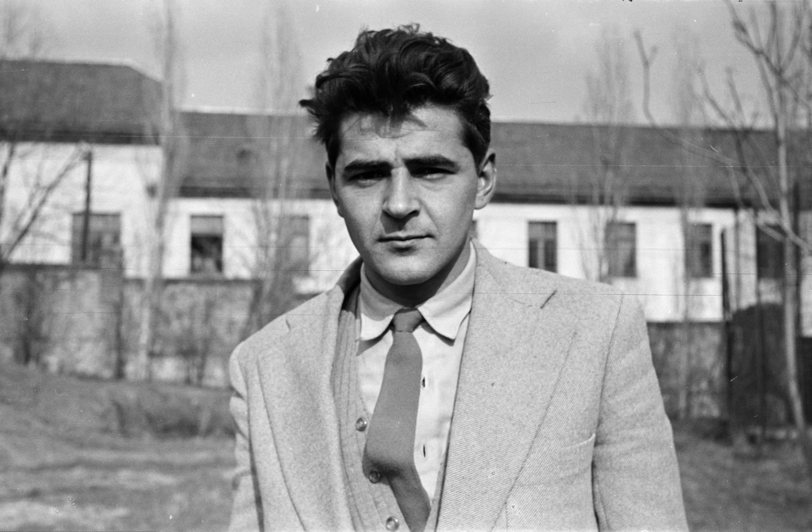 1957, Lipovits Károly, tie, man, Fortepan #271043