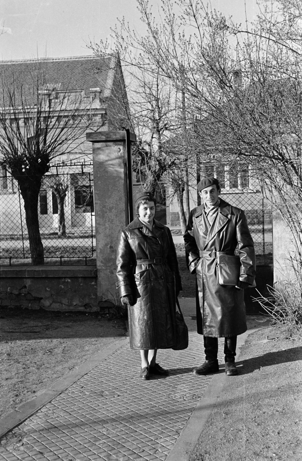 1958, Lipovits Károly, bőrkabát, Fortepan #271091