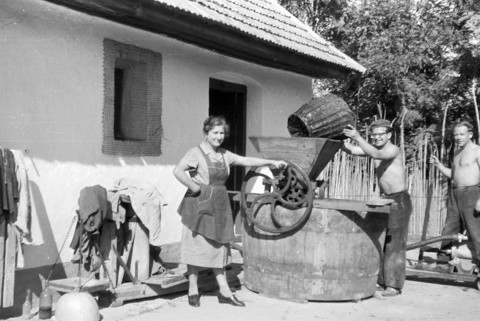 1965, Drimbe József, grinder, Fortepan #27111