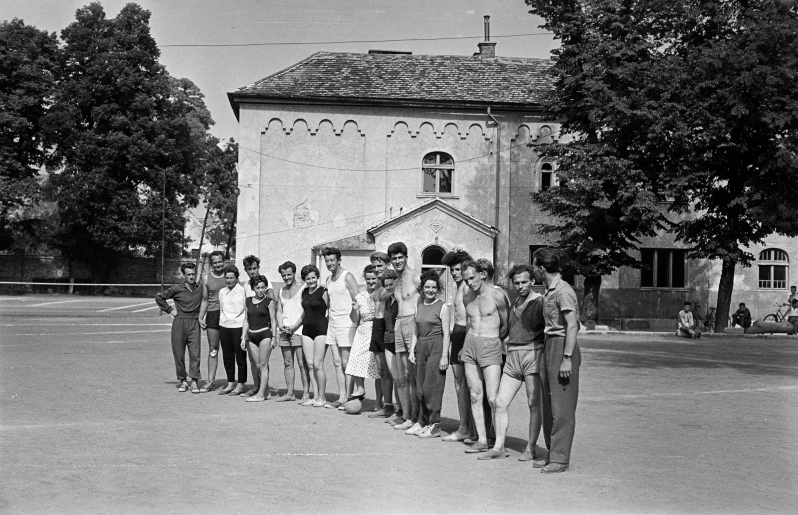 Magyarország, Sopron, Paprét 27., Magyarország első tornacsarnoka., 1961, Lipovits Károly, Fortepan #271151