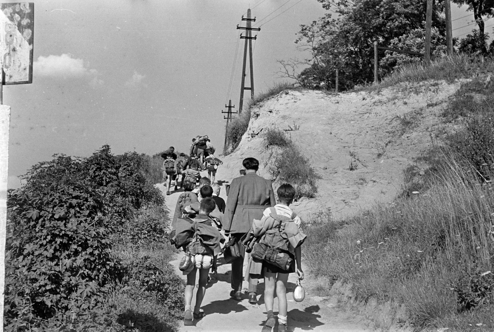 1959, Lipovits Károly, háttal, turistafelszerelés, turista, Fortepan #271226