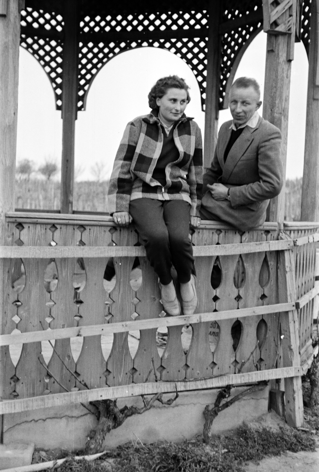 1955, Lipovits Károly, rest area, excursion, Fortepan #271231