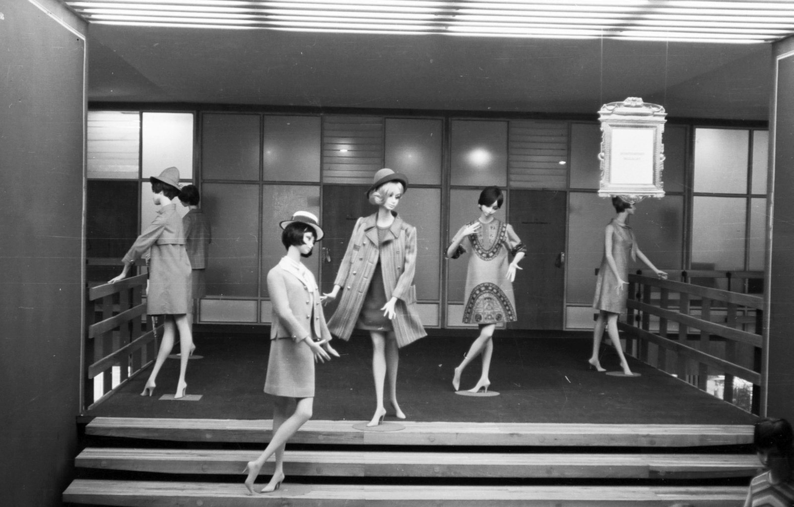 1966, Drimbe József, fashion, exhibition, doll, mannequin, Fortepan #27132