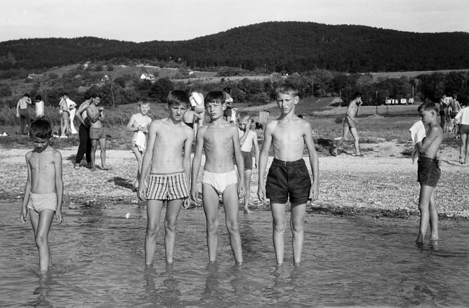 Hungary, Balatongyörök, szabadstrand., 1969, Lipovits Károly, Fortepan #271524