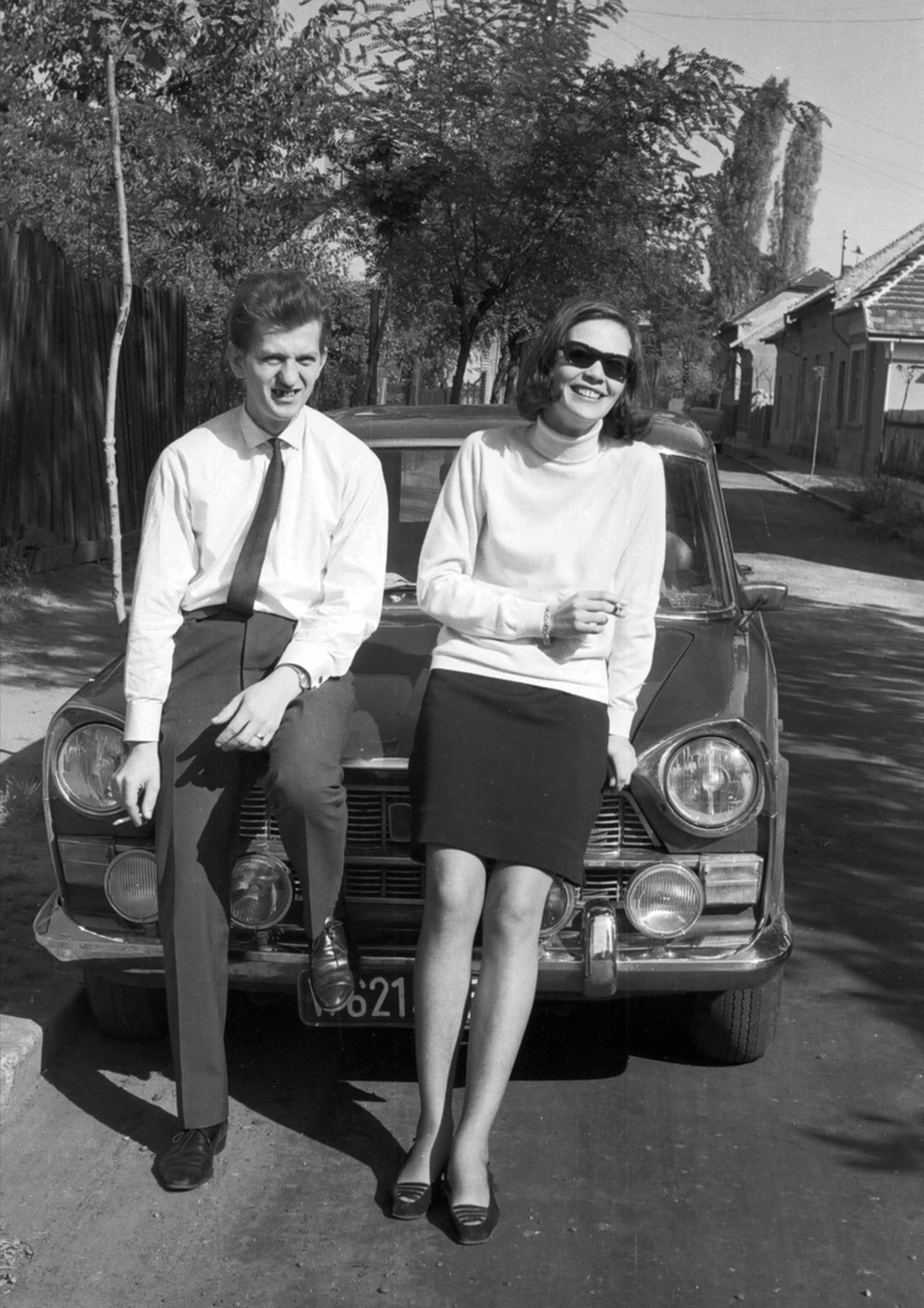 Magyarország, Budapest XIX., Wesselényi utca a Derkovits Gyula utca felé nézve., 1968, Drimbe József, Fiat-márka, Budapest, Fortepan #27153