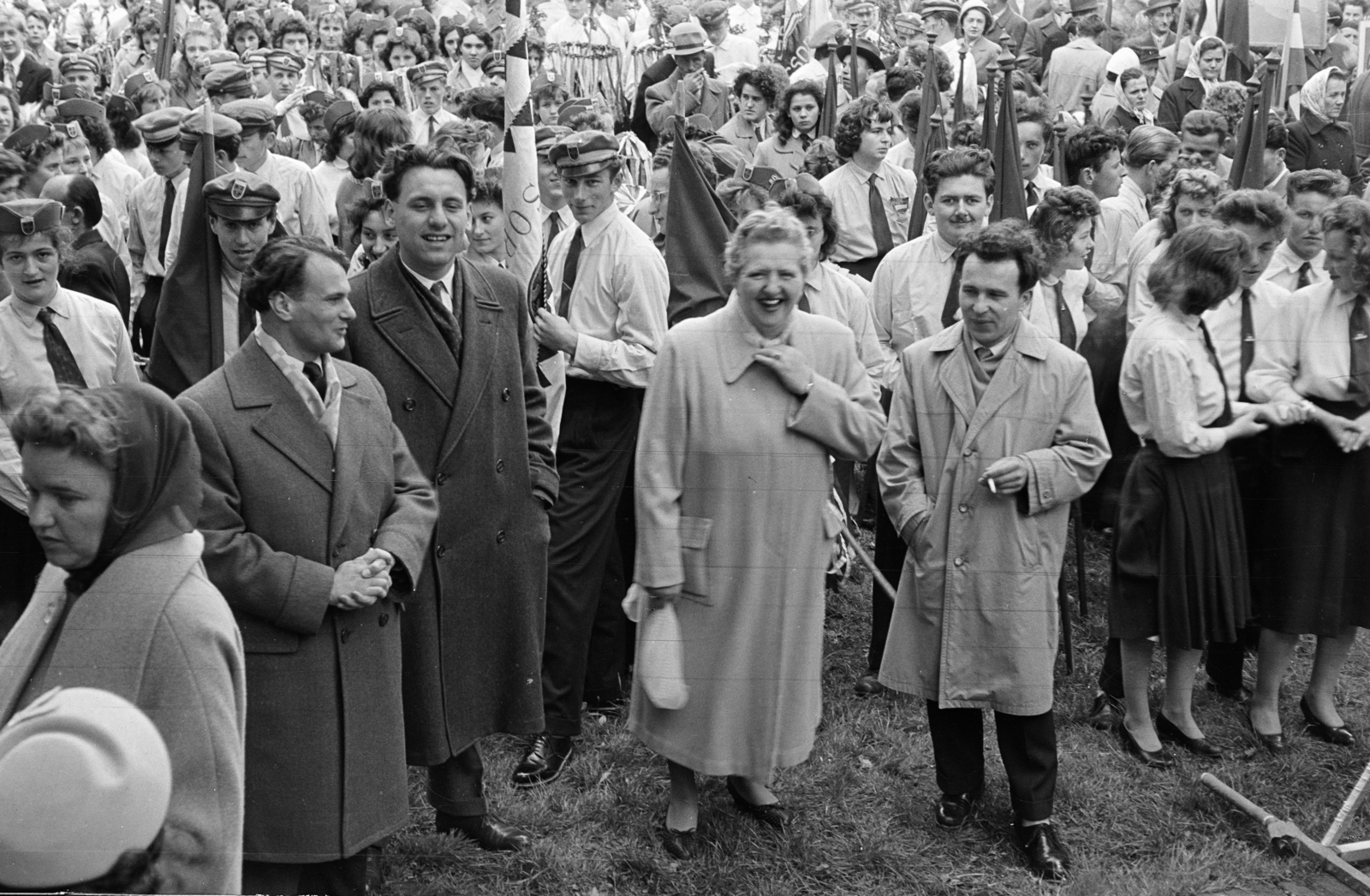 1960, Lipovits Károly, tömeg, Fortepan #271584