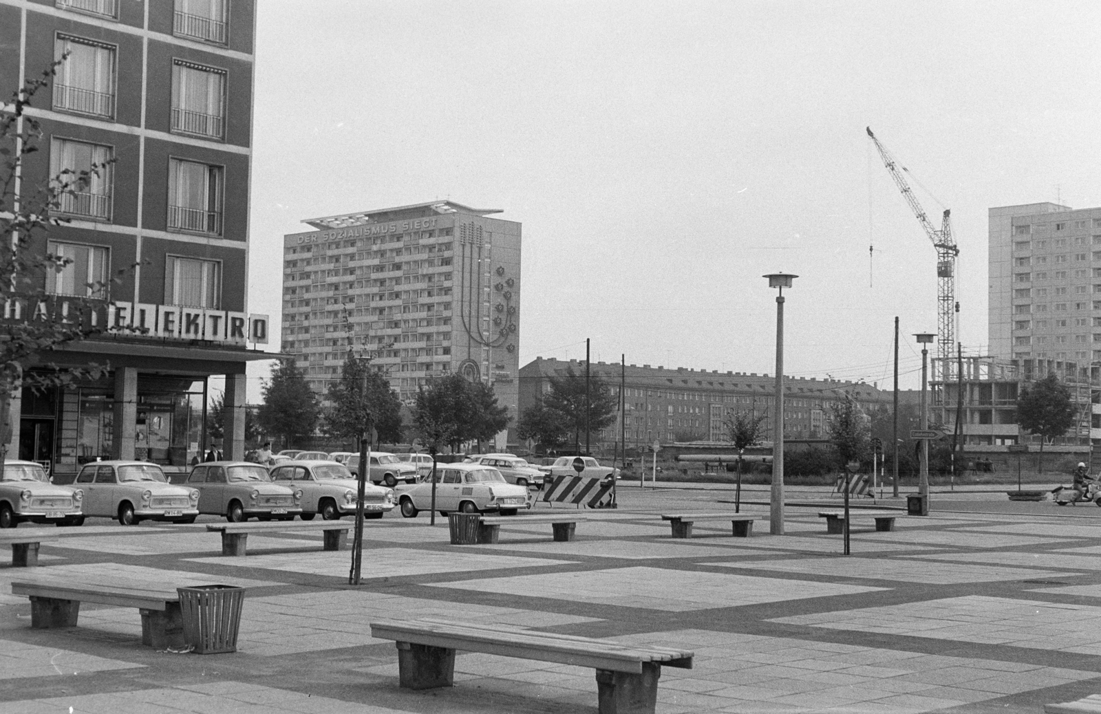 Germany, Dresden, Pirnaischer Platz., 1969, Lipovits Károly, GDR, Fortepan #271680