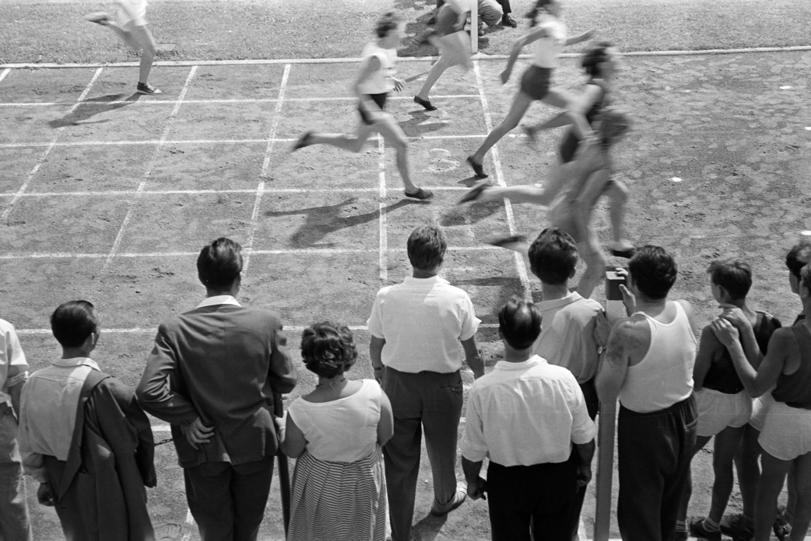 Hungary, Margit Islands, Budapest, Úttörő sporttelep / Úttörő stadion (később Margitszigeti Atlétikai Centrum), úttörők országos négytusa versenye., 1961, Lipovits Károly, Best of, Fortepan #271813