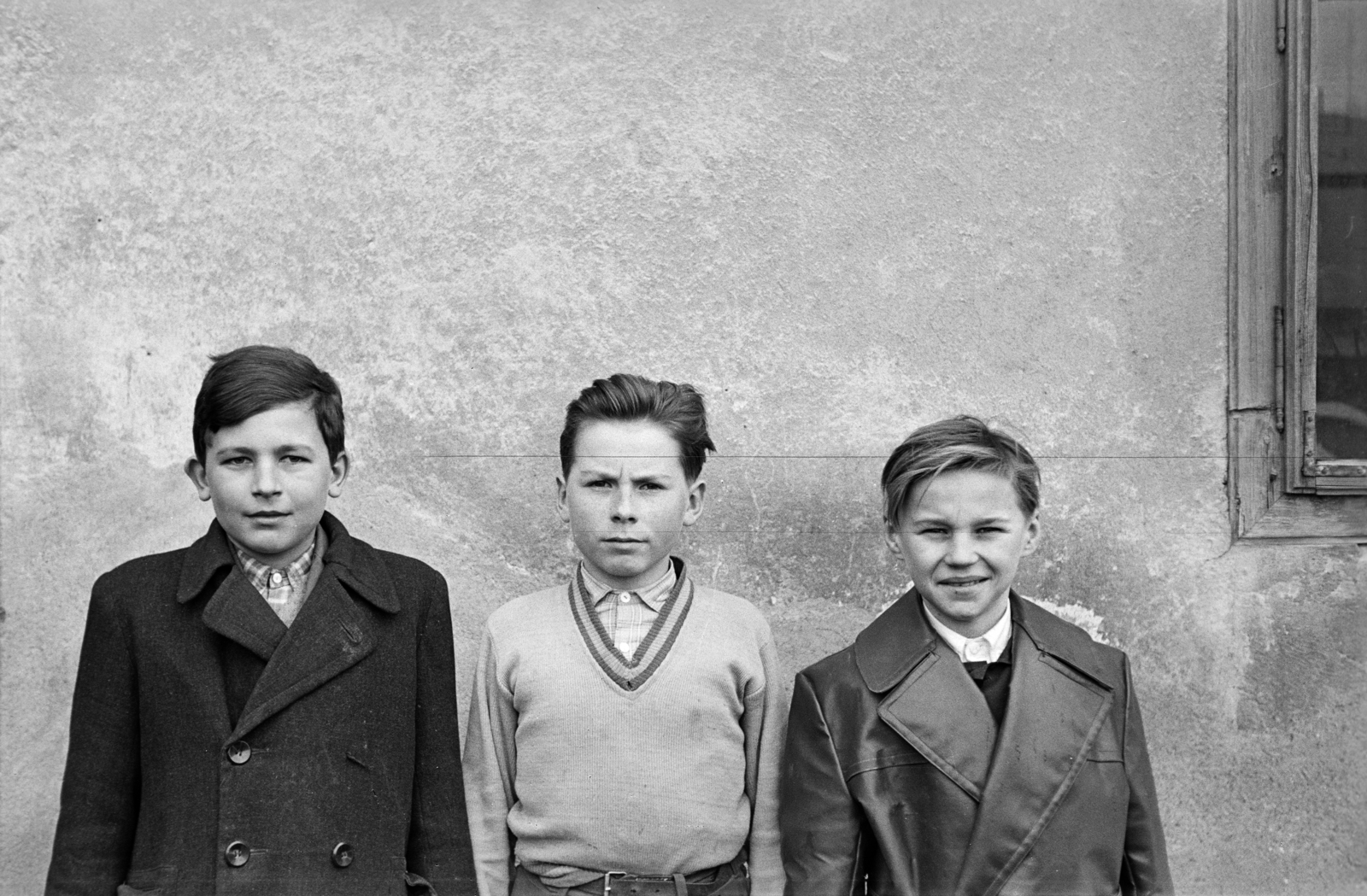 1962, Lipovits Károly, hárman, Fortepan #272072