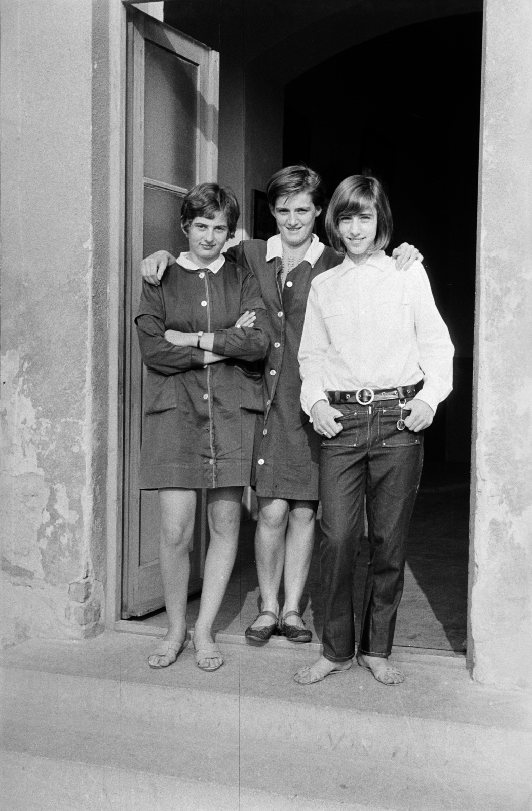 1971, Lipovits Károly, three people, Fortepan #272116