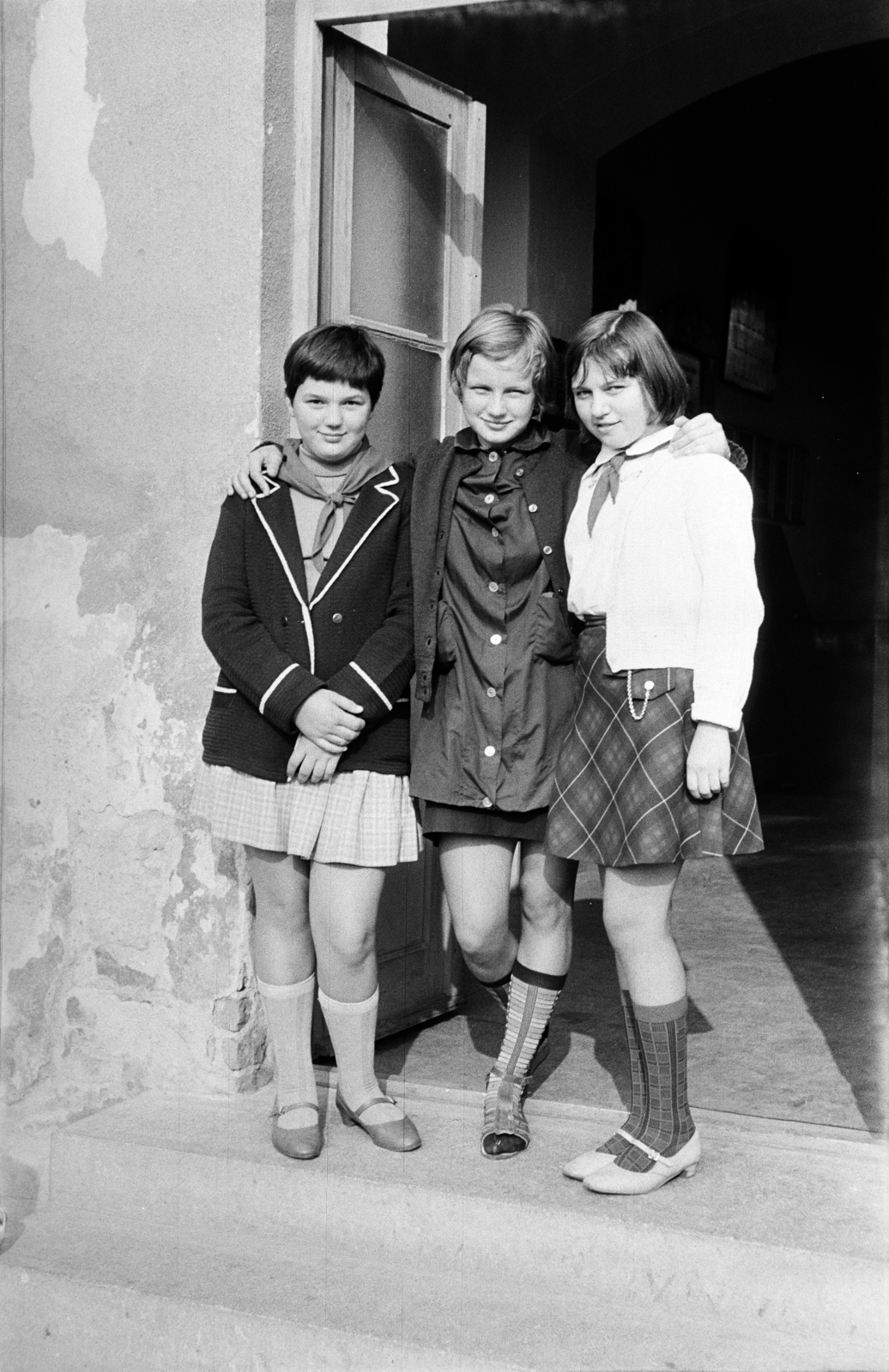1971, Lipovits Károly, three people, Fortepan #272119