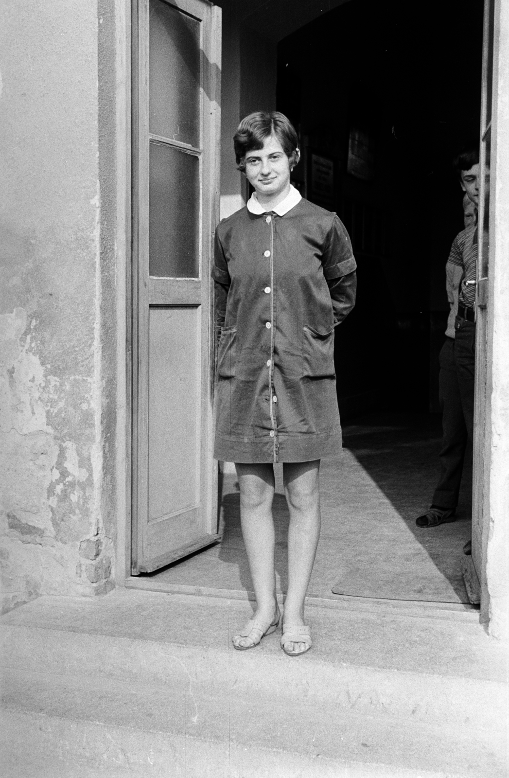 1971, Lipovits Károly, peeking, Fortepan #272125