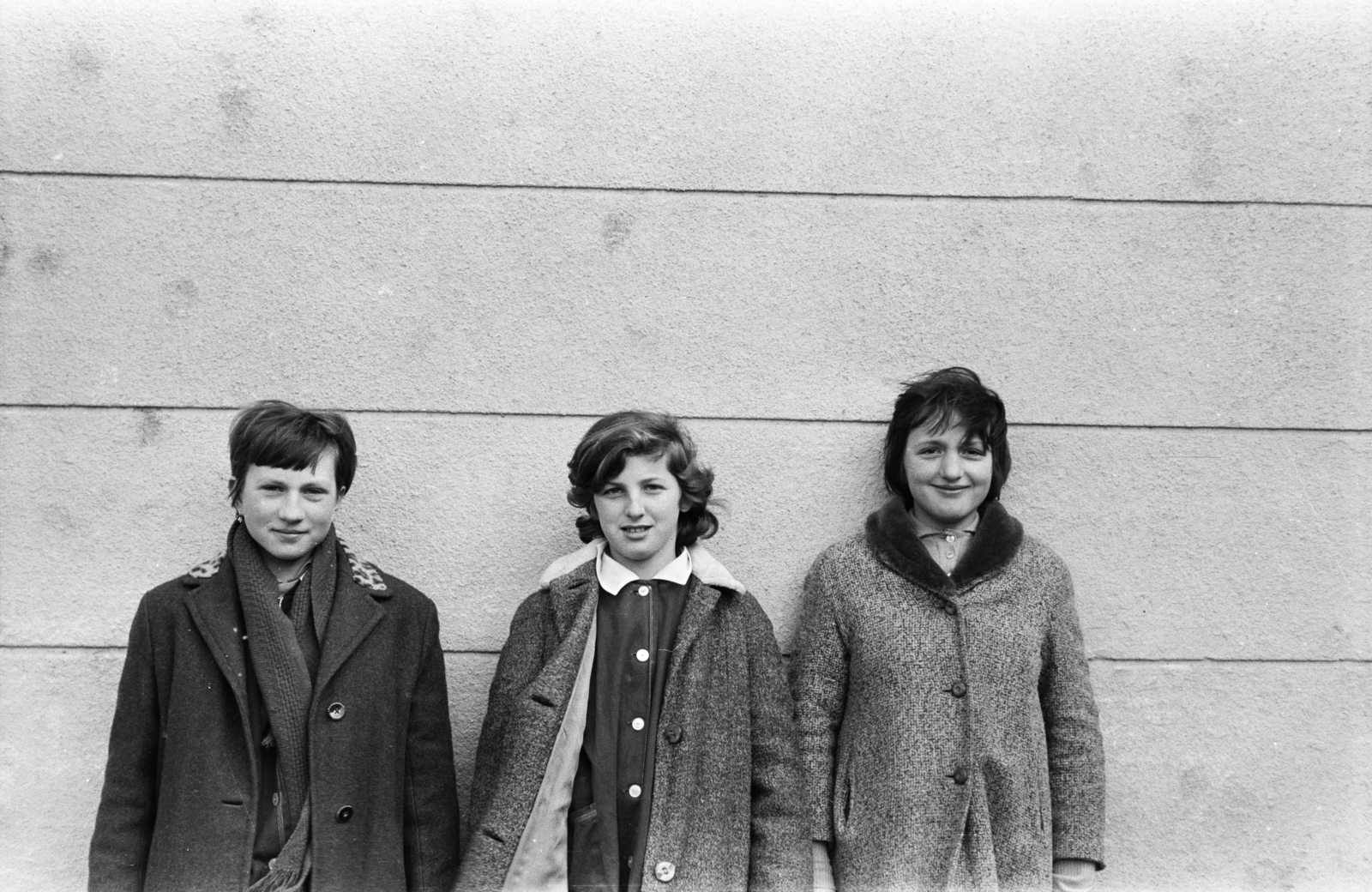 1964, Lipovits Károly, hárman, Fortepan #272170