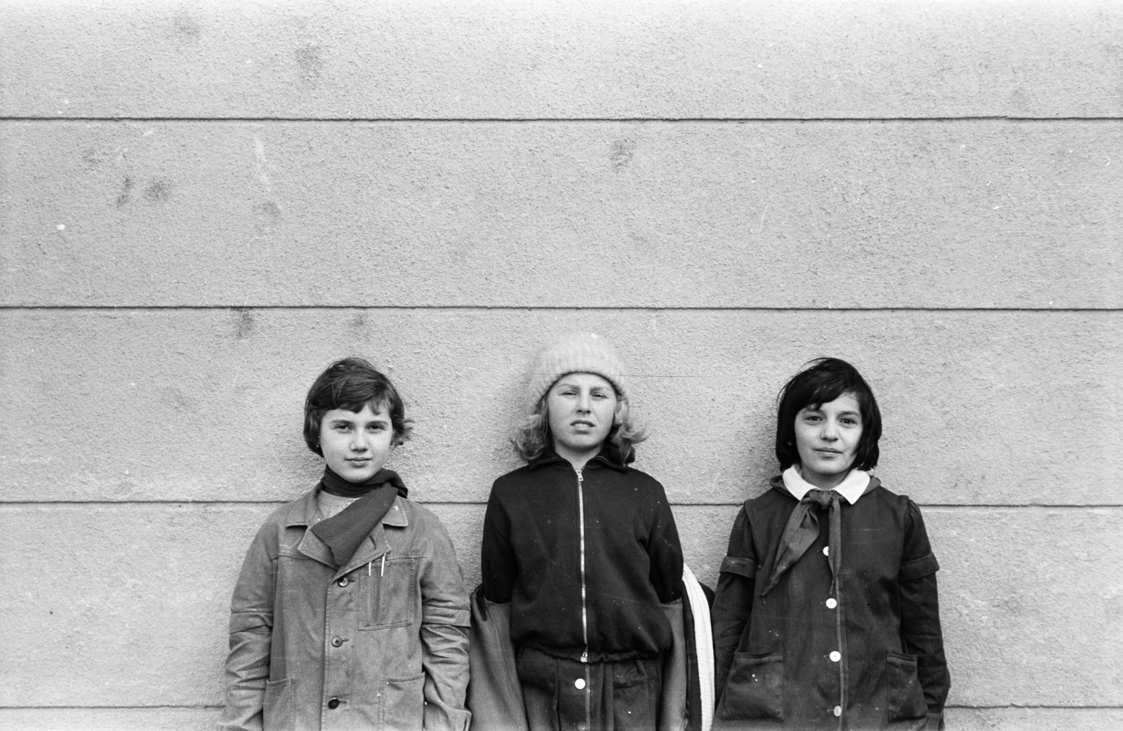 1964, Lipovits Károly, Best of, lány, lányok, hárman, Fortepan #272171