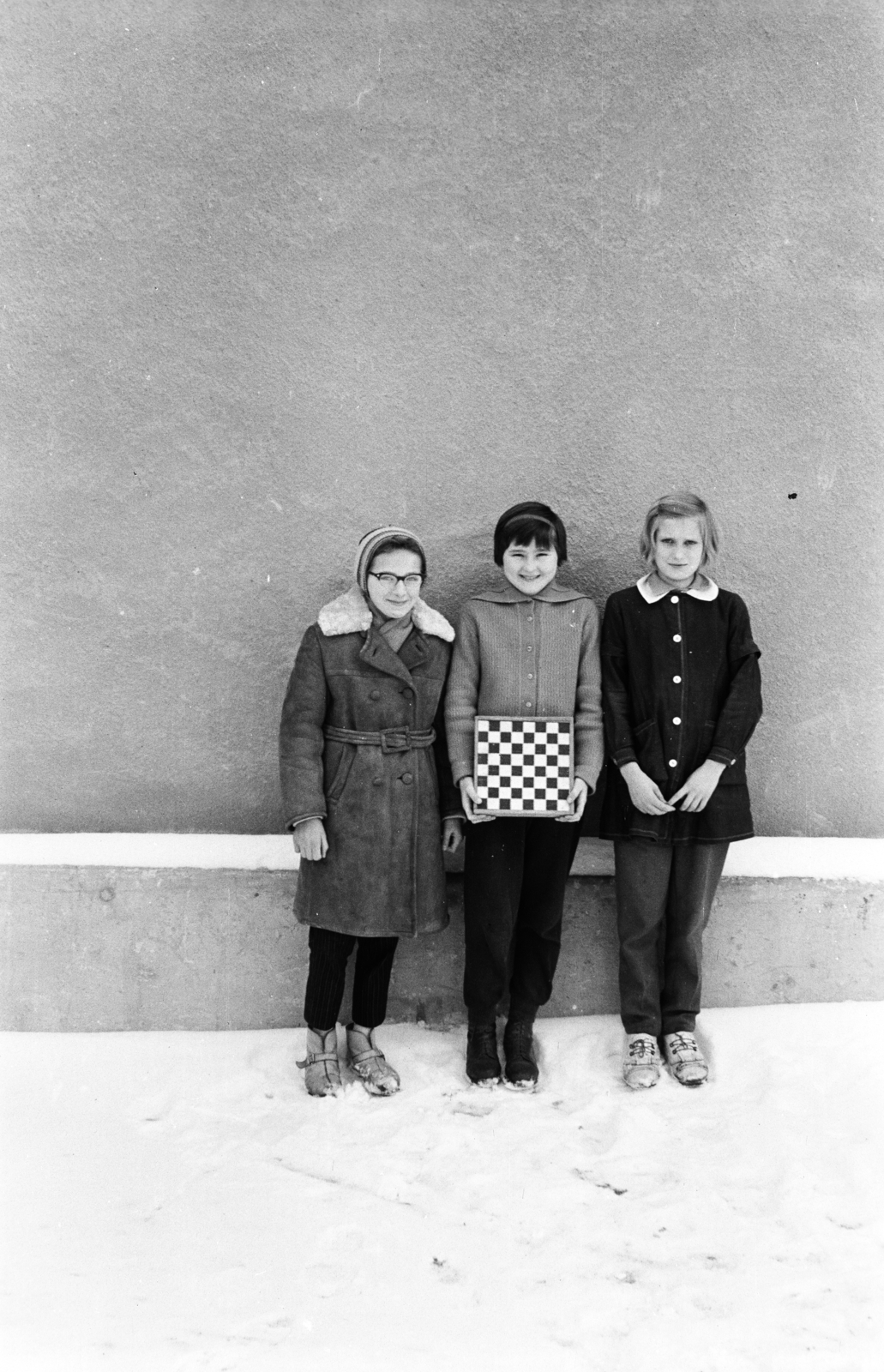 1964, Lipovits Károly, Best of, lány, lányok, hárman, Fortepan #272172