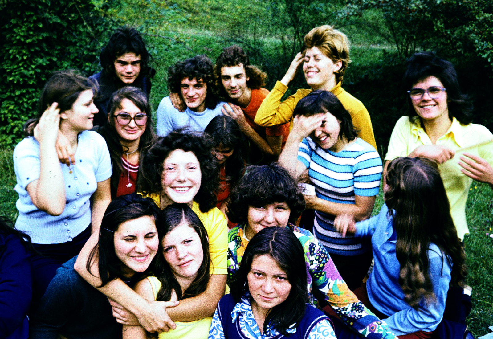 1975, Darányi Zsolt, osztálykirándulás, színes, Fortepan #272343