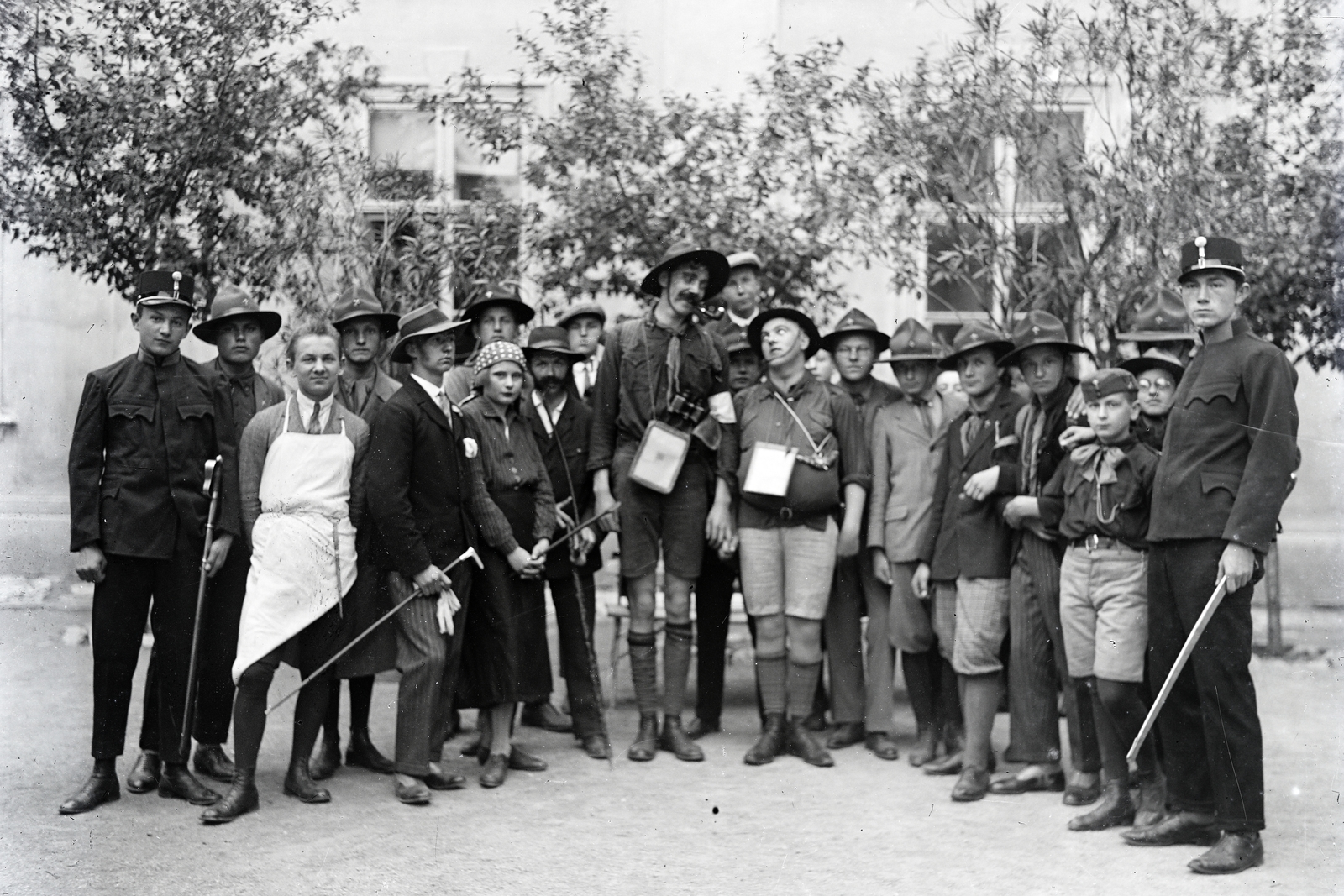 1931, Németh András dr., cserkész, Fortepan #272377