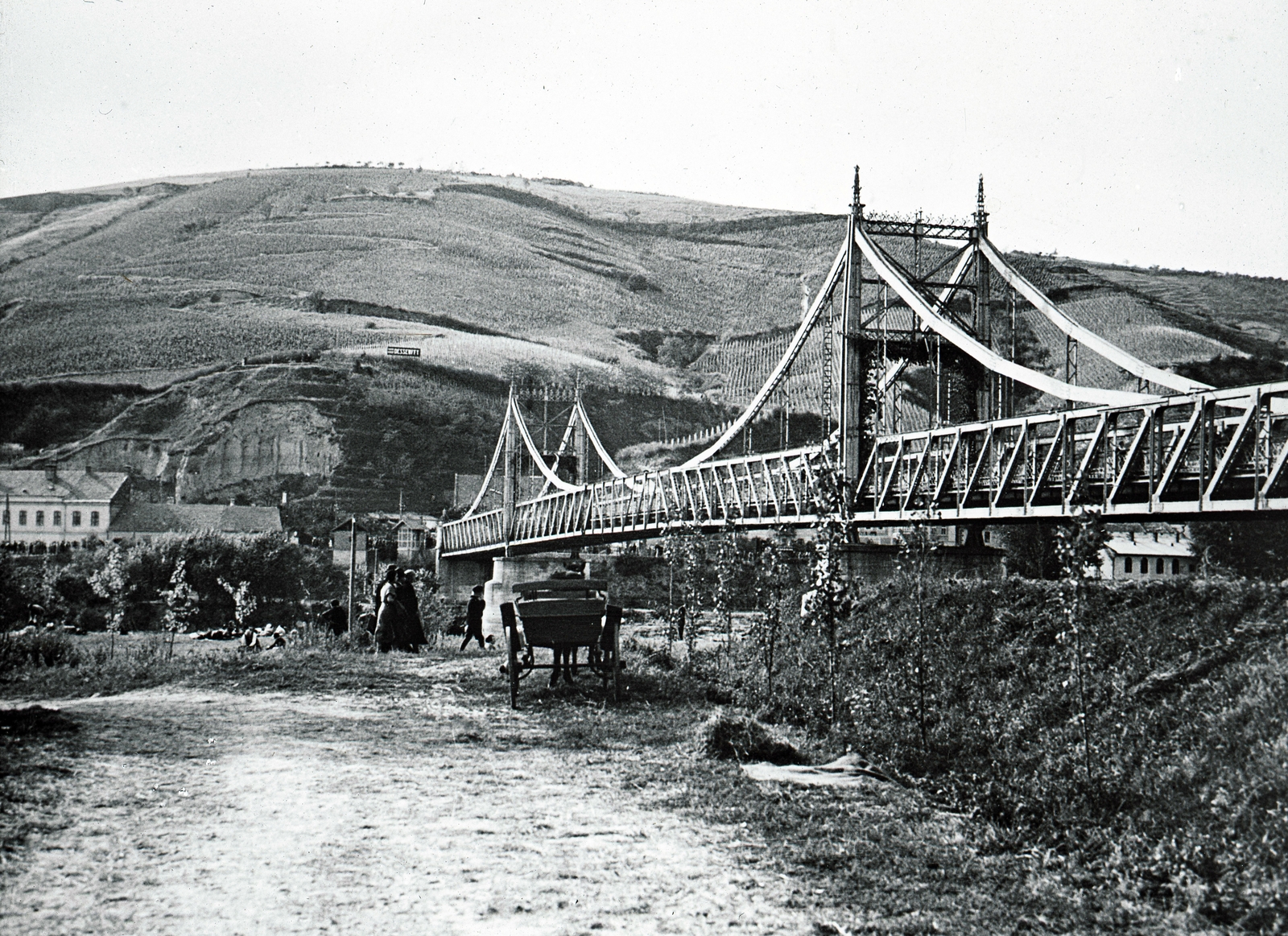 Magyarország, Tokaj, Erzsébet híd., 1937, Frihedsmuseet, Fortepan #272395