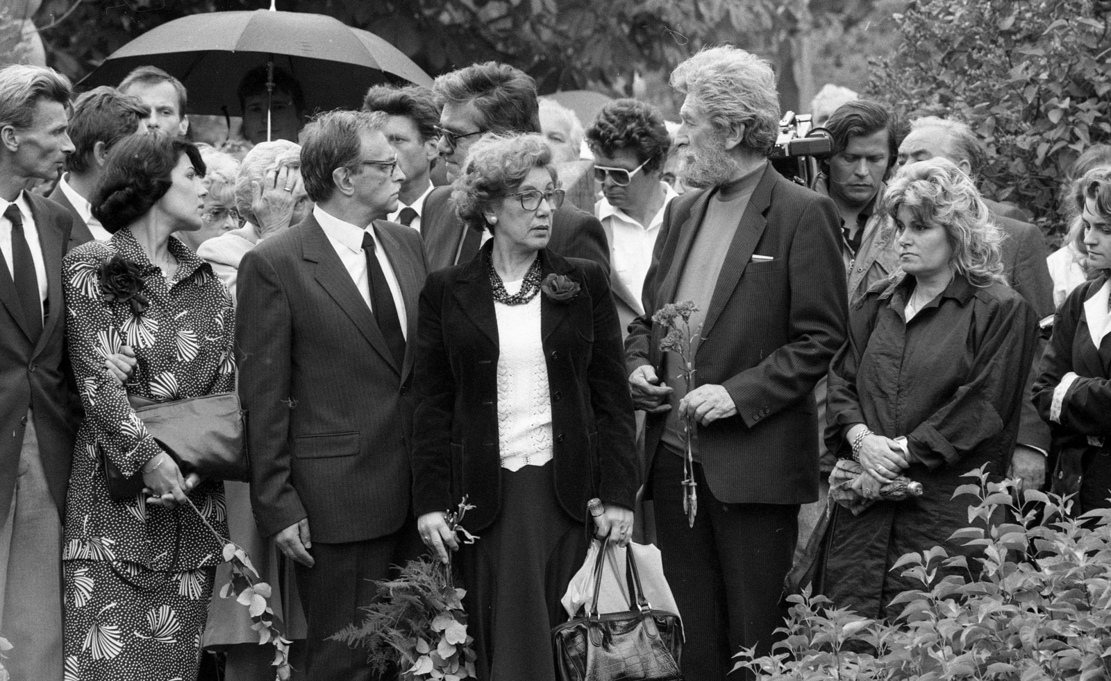 Hungary, Budapest X., Új Köztemető, 301-es parcella 1989. június 16-án, Nagy Imre és mártírtársai újratemetésekor., 1989, Horváth Péter, Budapest, Fortepan #272473