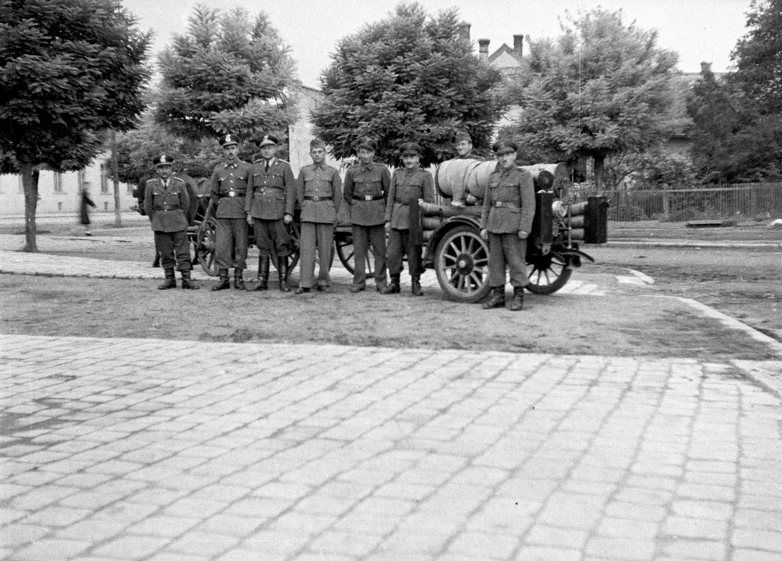 1943, Hózer Benjamin, firefighter, Fortepan #272501