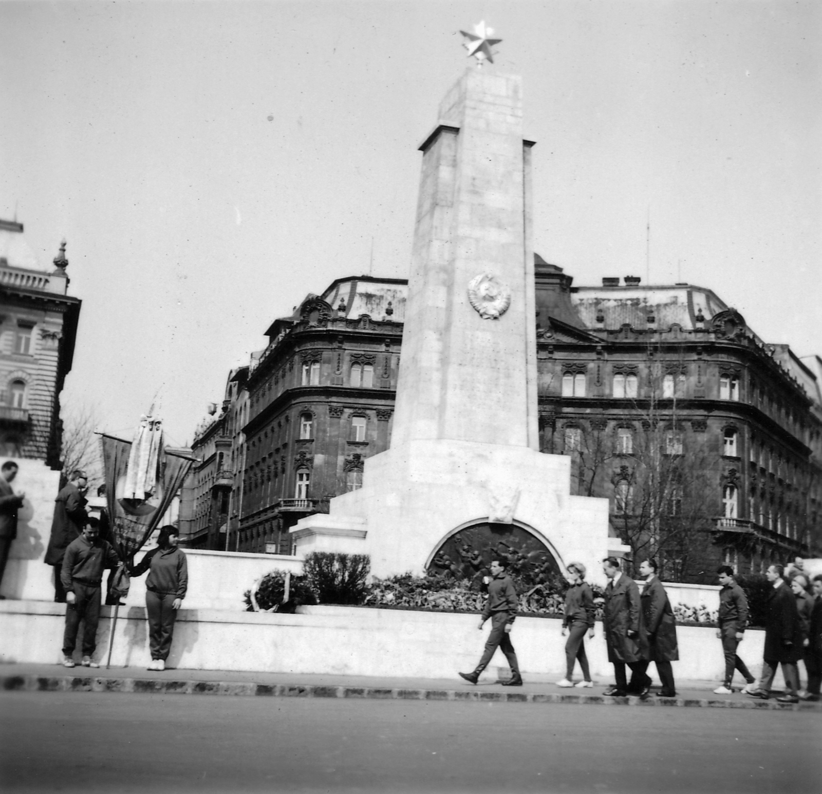 1966, Hózer Benjamin, Soviet memorial, Fortepan #272515