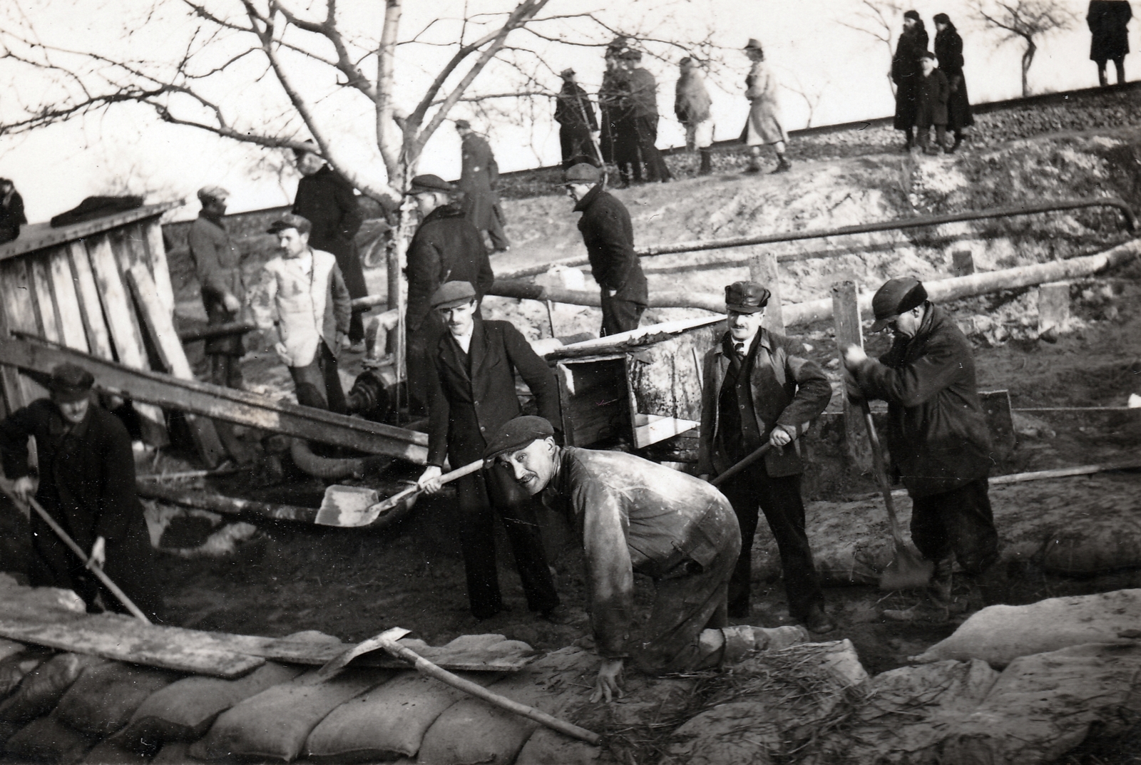 1939, Hózer Benjamin, flood, Fortepan #272526
