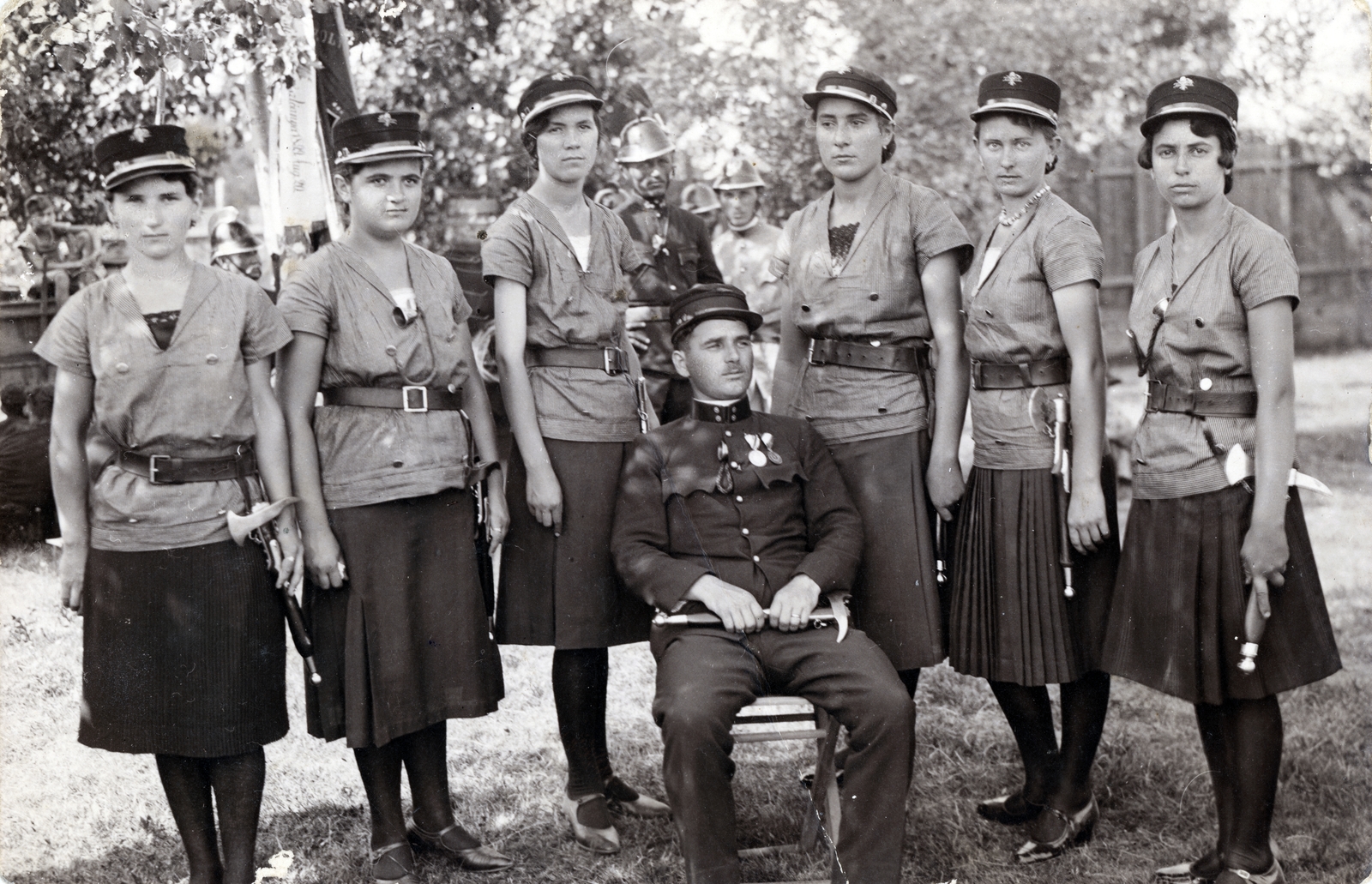 1934, Hózer Benjamin, horn, firefighter, Fortepan #272555