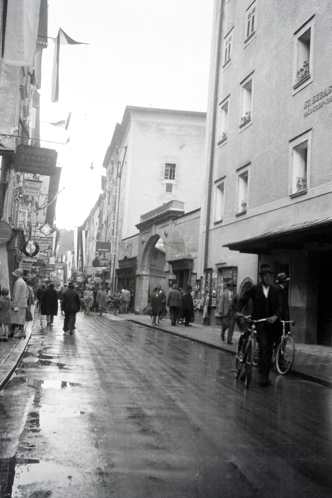 Ausztria, Salzburg, Linzer Gasse., 1935, Fortepan/Album085, Fortepan #272846